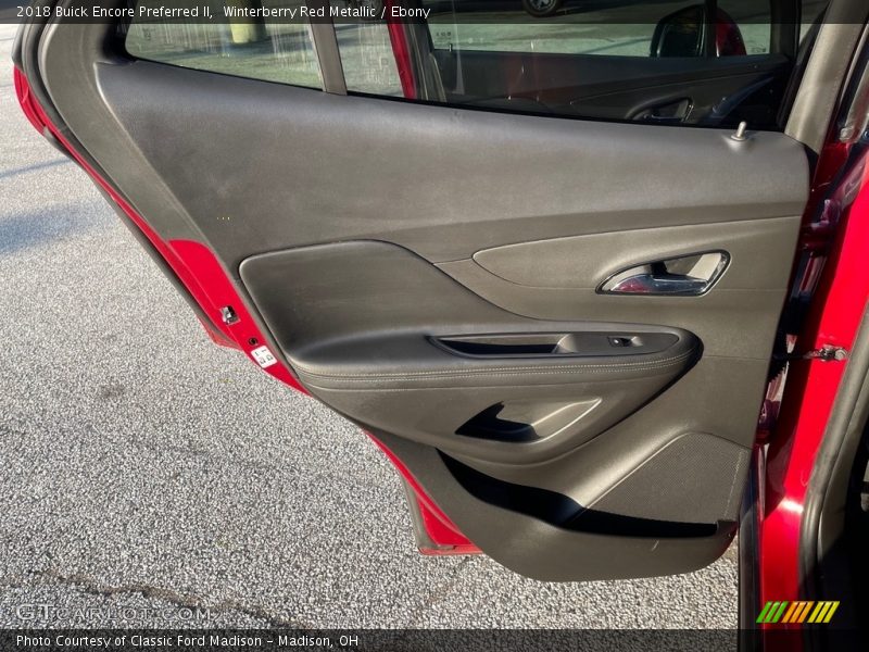 Winterberry Red Metallic / Ebony 2018 Buick Encore Preferred II