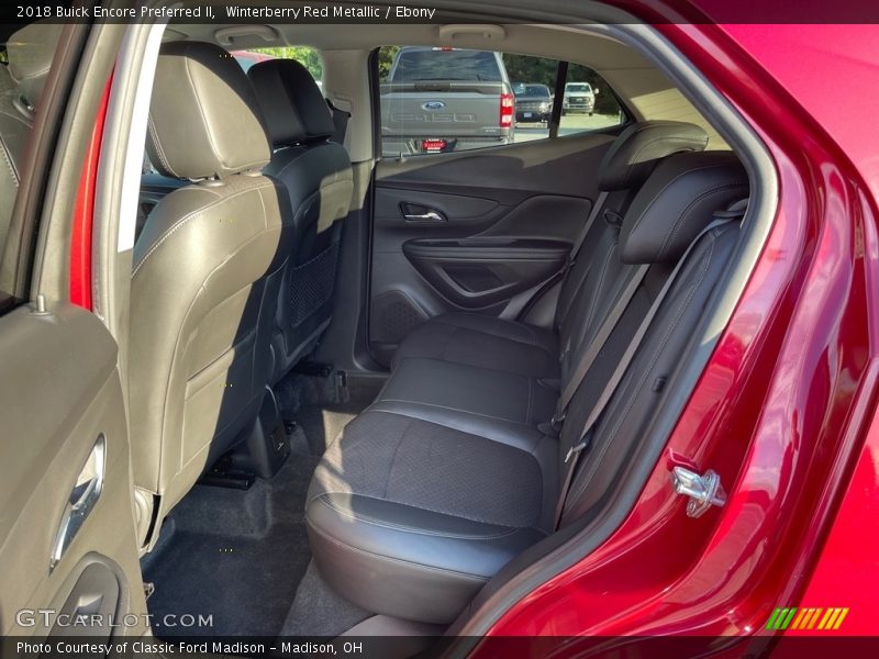 Winterberry Red Metallic / Ebony 2018 Buick Encore Preferred II