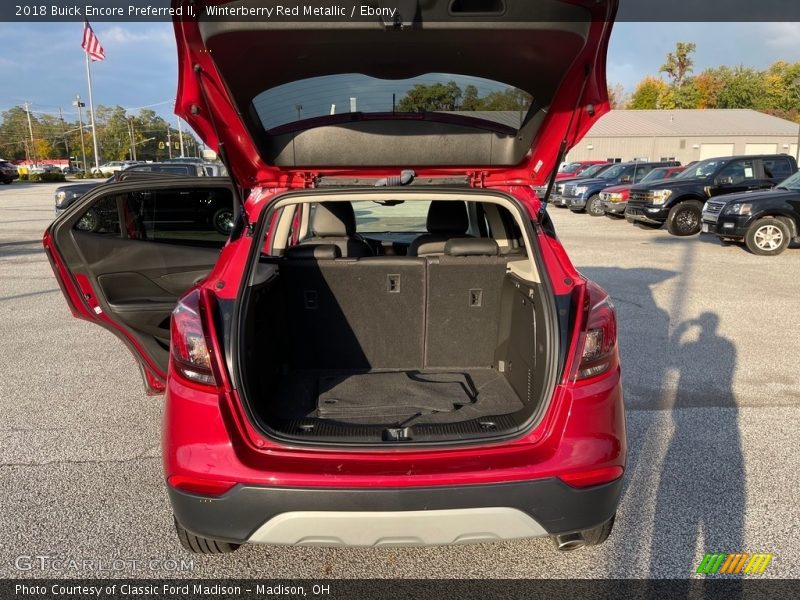 Winterberry Red Metallic / Ebony 2018 Buick Encore Preferred II