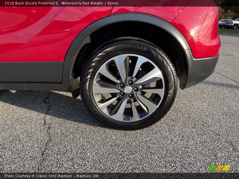 Winterberry Red Metallic / Ebony 2018 Buick Encore Preferred II