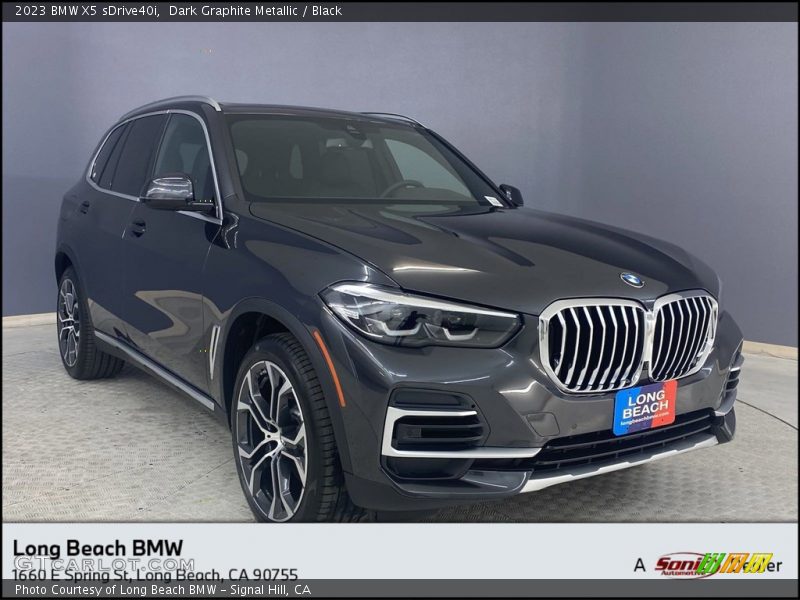 Dark Graphite Metallic / Black 2023 BMW X5 sDrive40i