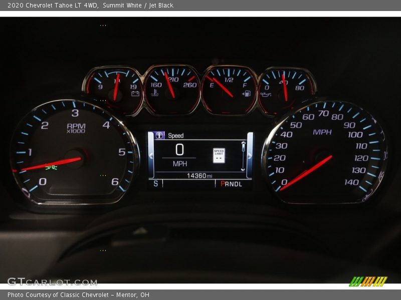 Summit White / Jet Black 2020 Chevrolet Tahoe LT 4WD