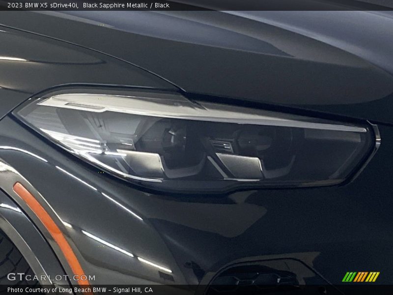 Black Sapphire Metallic / Black 2023 BMW X5 sDrive40i