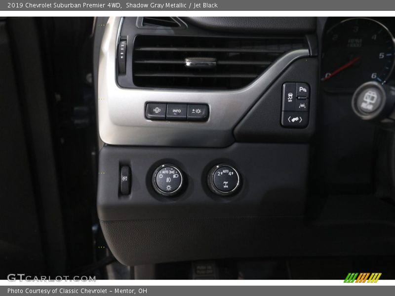 Shadow Gray Metallic / Jet Black 2019 Chevrolet Suburban Premier 4WD