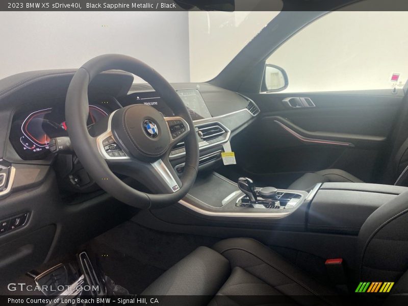 Black Sapphire Metallic / Black 2023 BMW X5 sDrive40i