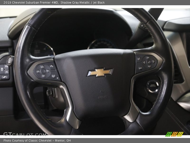 Shadow Gray Metallic / Jet Black 2019 Chevrolet Suburban Premier 4WD