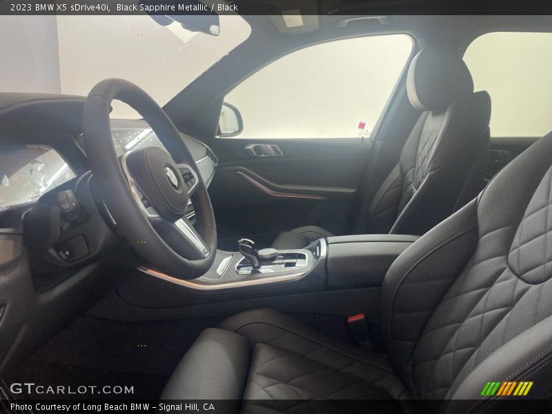 Black Sapphire Metallic / Black 2023 BMW X5 sDrive40i