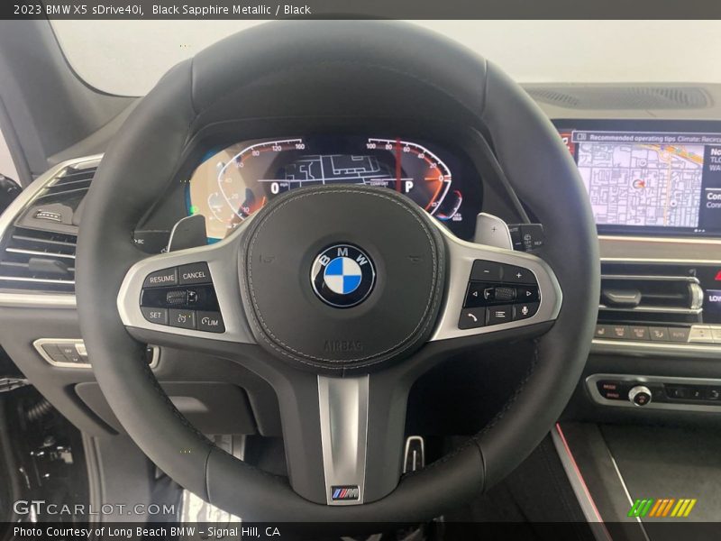 Black Sapphire Metallic / Black 2023 BMW X5 sDrive40i