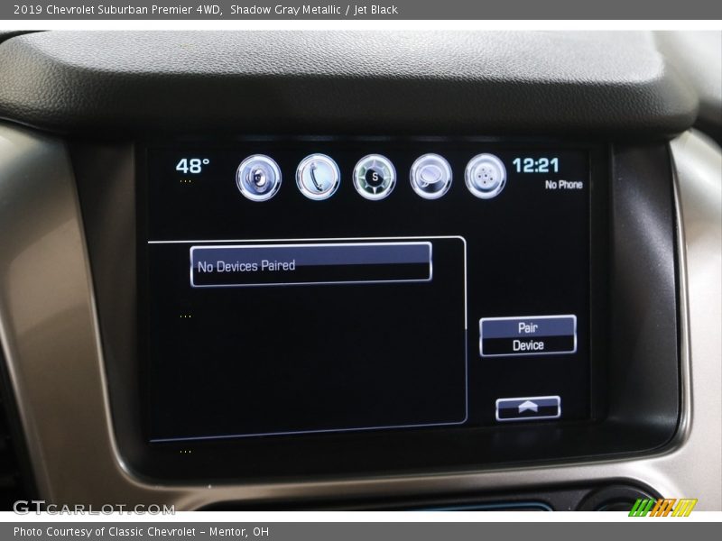 Shadow Gray Metallic / Jet Black 2019 Chevrolet Suburban Premier 4WD