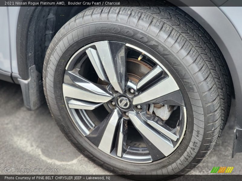 Boulder Gray Pearl / Charcoal 2021 Nissan Rogue Platinum AWD