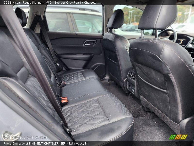 Boulder Gray Pearl / Charcoal 2021 Nissan Rogue Platinum AWD