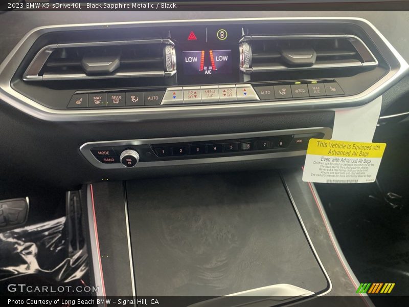 Black Sapphire Metallic / Black 2023 BMW X5 sDrive40i