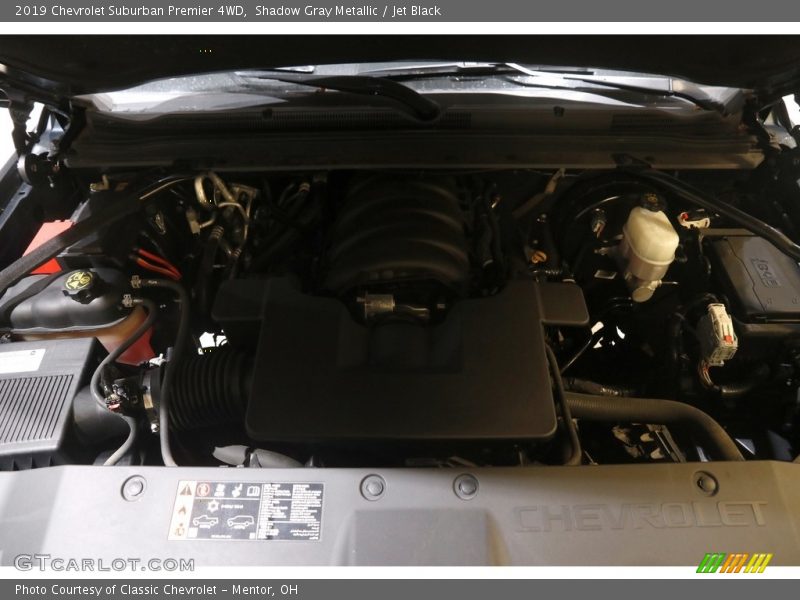 Shadow Gray Metallic / Jet Black 2019 Chevrolet Suburban Premier 4WD