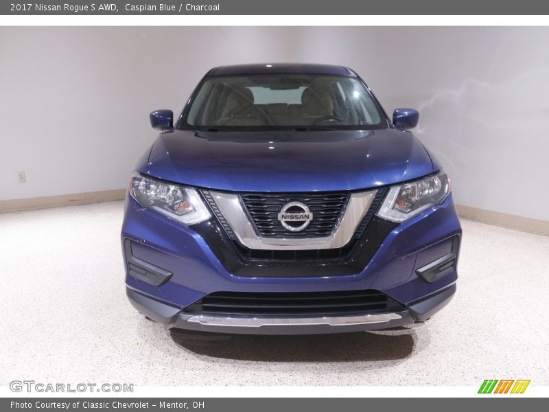 Caspian Blue / Charcoal 2017 Nissan Rogue S AWD
