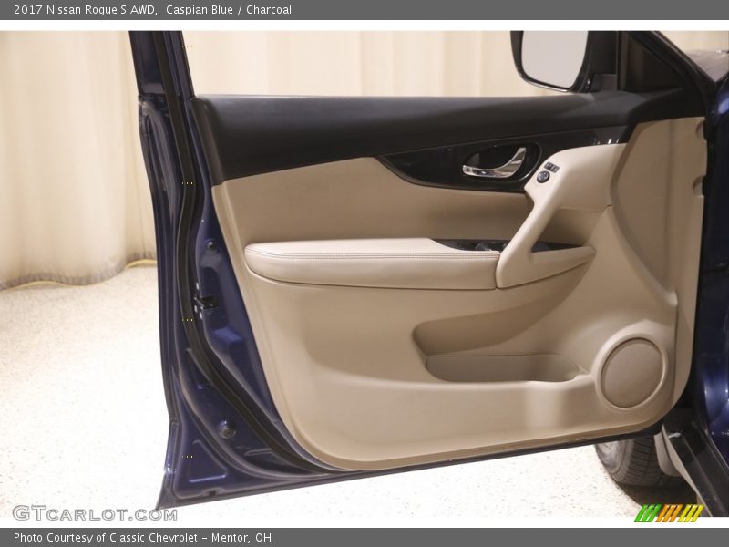 Caspian Blue / Charcoal 2017 Nissan Rogue S AWD