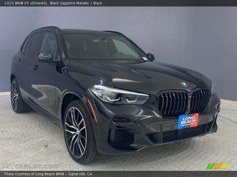 Black Sapphire Metallic / Black 2023 BMW X5 sDrive40i