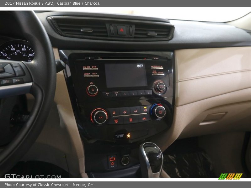 Caspian Blue / Charcoal 2017 Nissan Rogue S AWD