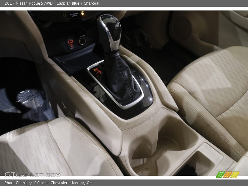Caspian Blue / Charcoal 2017 Nissan Rogue S AWD