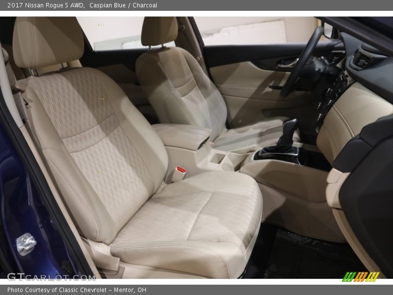 Caspian Blue / Charcoal 2017 Nissan Rogue S AWD