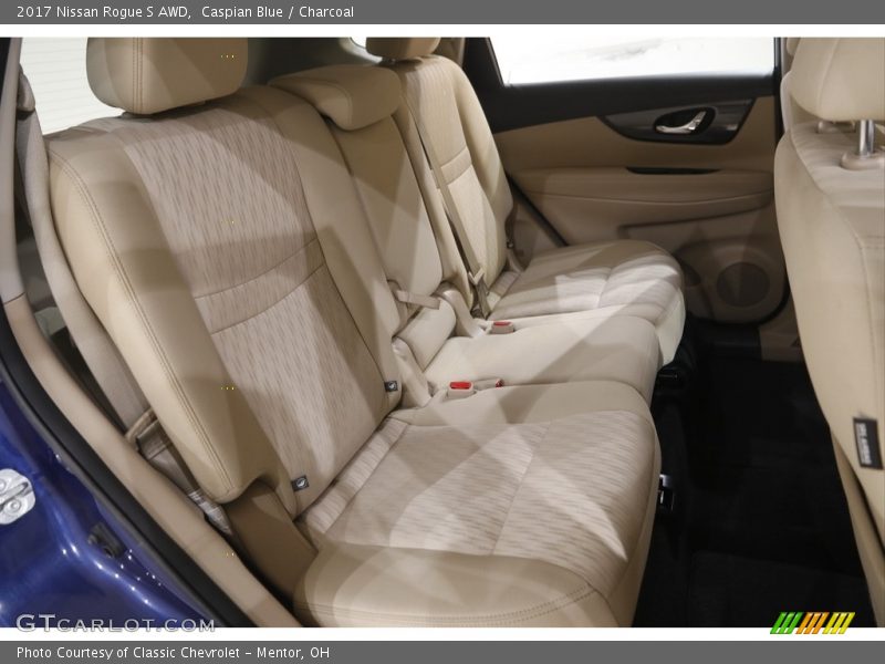 Caspian Blue / Charcoal 2017 Nissan Rogue S AWD