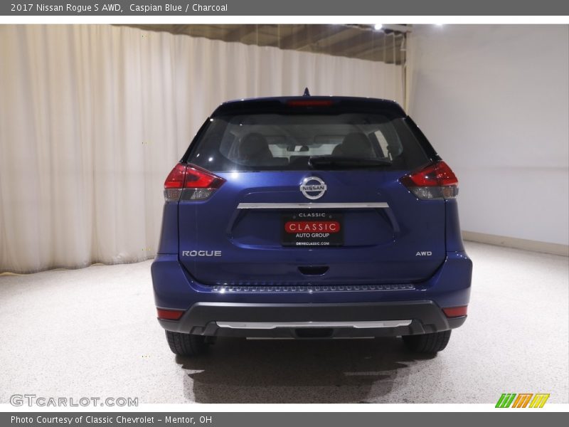 Caspian Blue / Charcoal 2017 Nissan Rogue S AWD