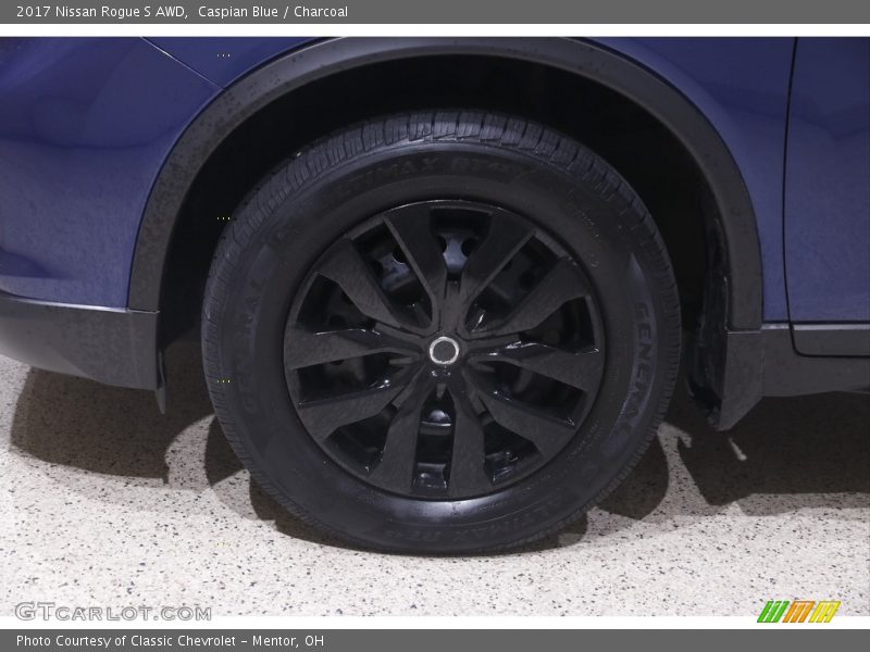 Caspian Blue / Charcoal 2017 Nissan Rogue S AWD