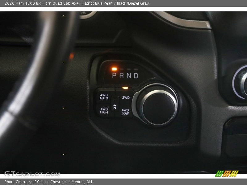 Patriot Blue Pearl / Black/Diesel Gray 2020 Ram 1500 Big Horn Quad Cab 4x4
