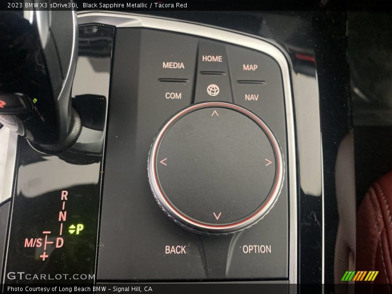 Black Sapphire Metallic / Tacora Red 2023 BMW X3 sDrive30i