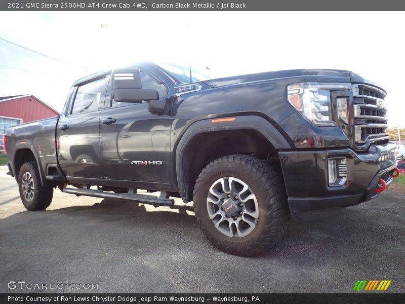 Carbon Black Metallic / Jet Black 2021 GMC Sierra 2500HD AT4 Crew Cab 4WD