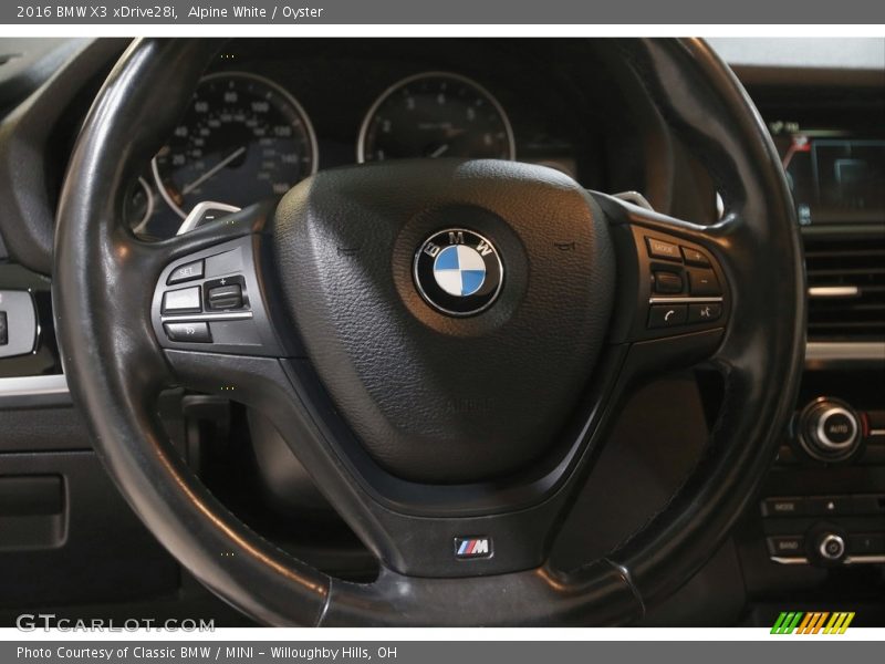 Alpine White / Oyster 2016 BMW X3 xDrive28i