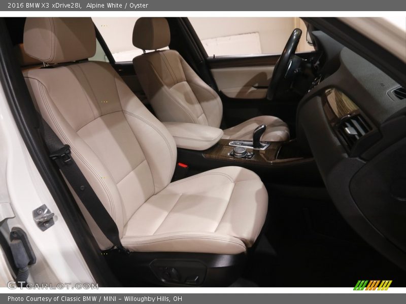 Alpine White / Oyster 2016 BMW X3 xDrive28i