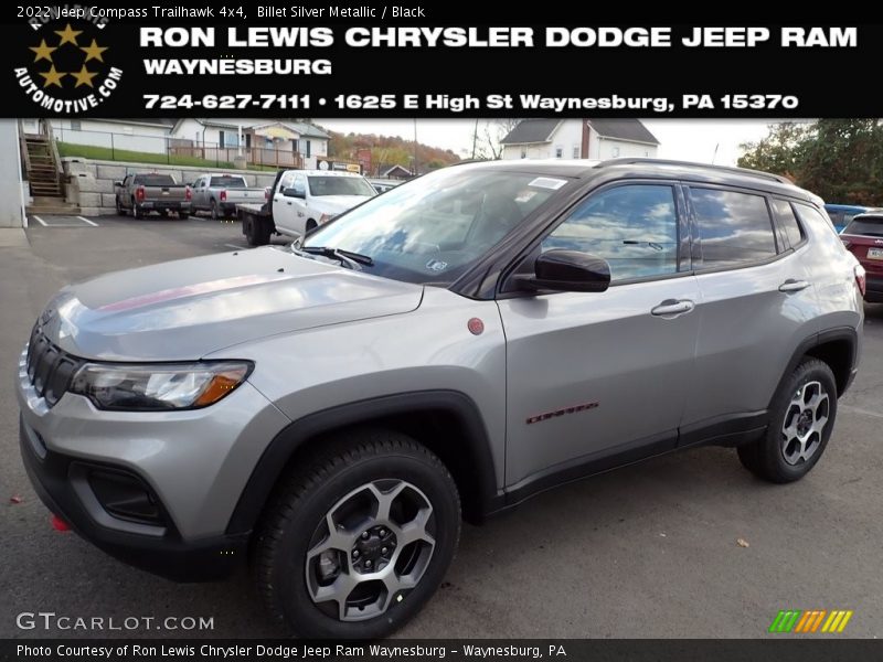 Billet Silver Metallic / Black 2022 Jeep Compass Trailhawk 4x4