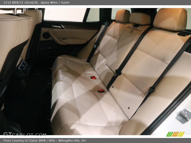 Alpine White / Oyster 2016 BMW X3 xDrive28i