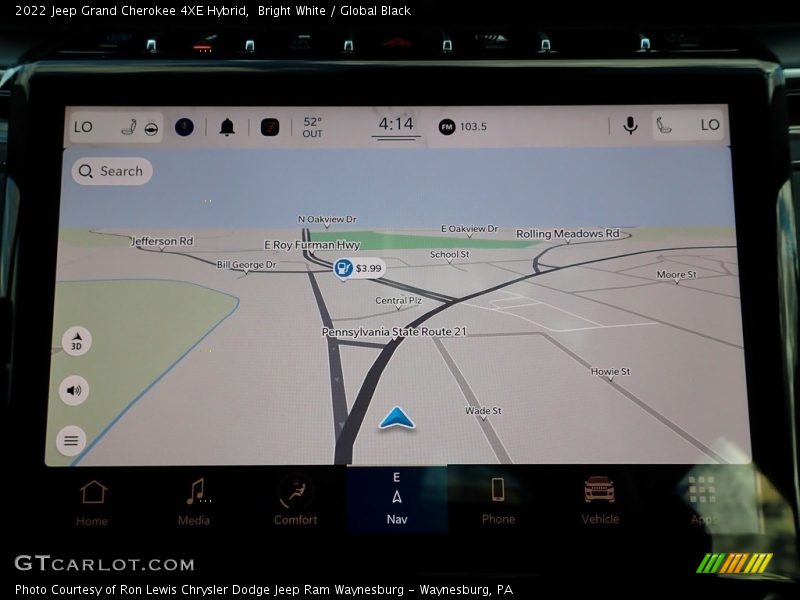 Bright White / Global Black 2022 Jeep Grand Cherokee 4XE Hybrid