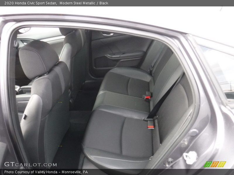Modern Steel Metallic / Black 2020 Honda Civic Sport Sedan