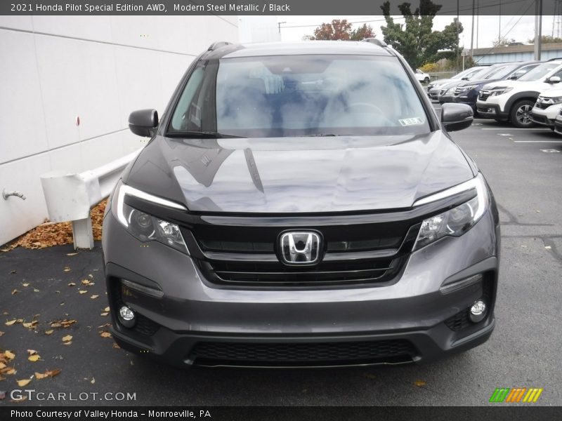 Modern Steel Metallic / Black 2021 Honda Pilot Special Edition AWD