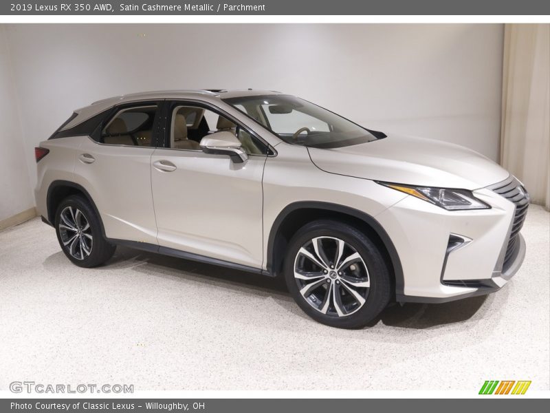 Satin Cashmere Metallic / Parchment 2019 Lexus RX 350 AWD