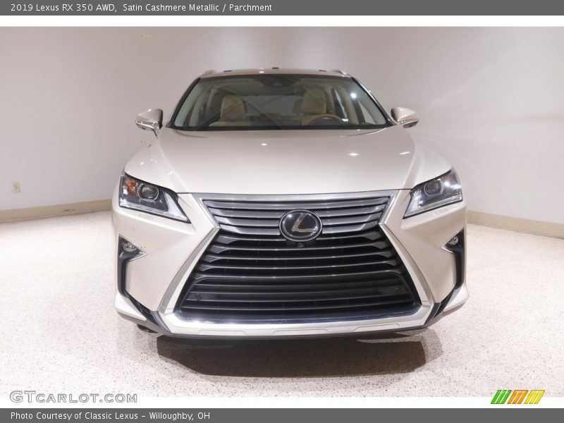 Satin Cashmere Metallic / Parchment 2019 Lexus RX 350 AWD