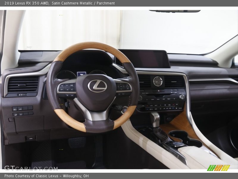 Satin Cashmere Metallic / Parchment 2019 Lexus RX 350 AWD