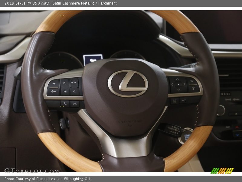 Satin Cashmere Metallic / Parchment 2019 Lexus RX 350 AWD