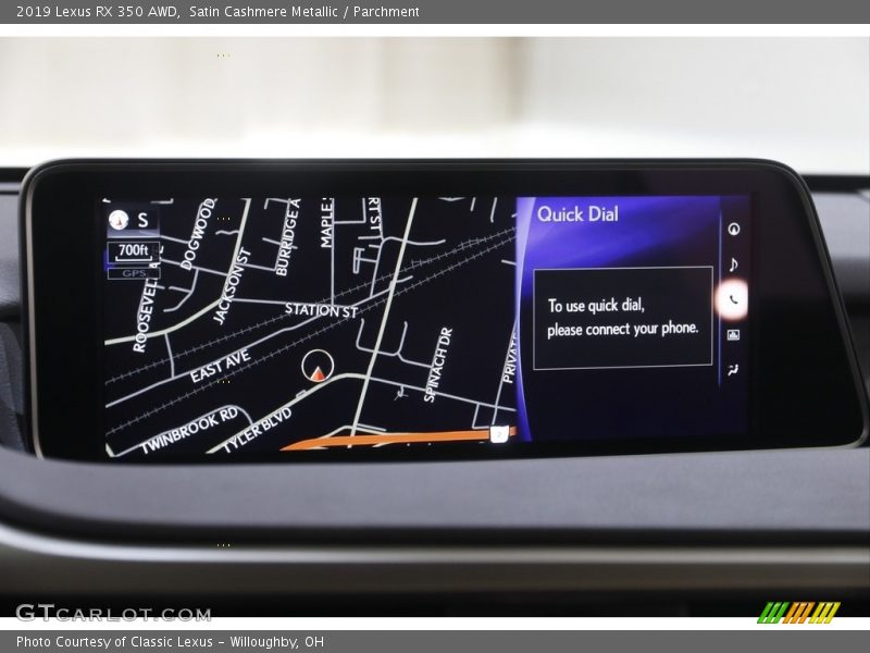 Satin Cashmere Metallic / Parchment 2019 Lexus RX 350 AWD