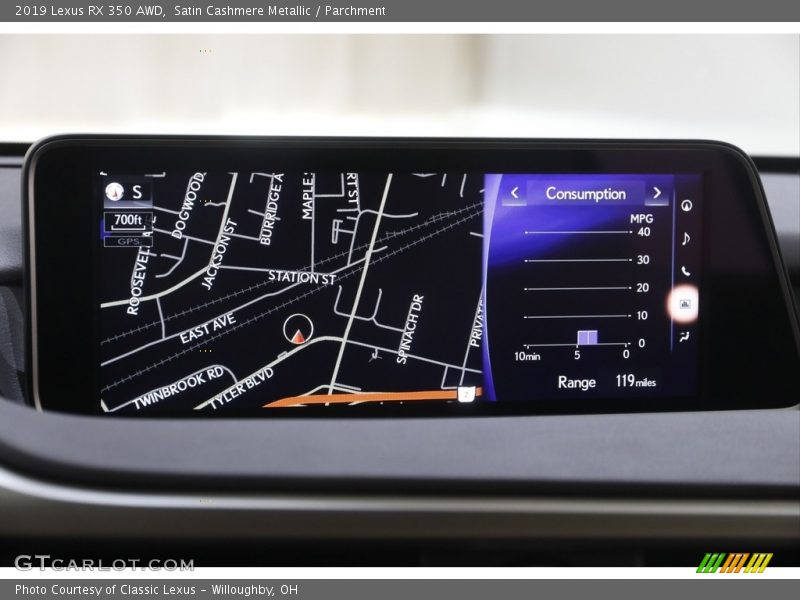 Satin Cashmere Metallic / Parchment 2019 Lexus RX 350 AWD