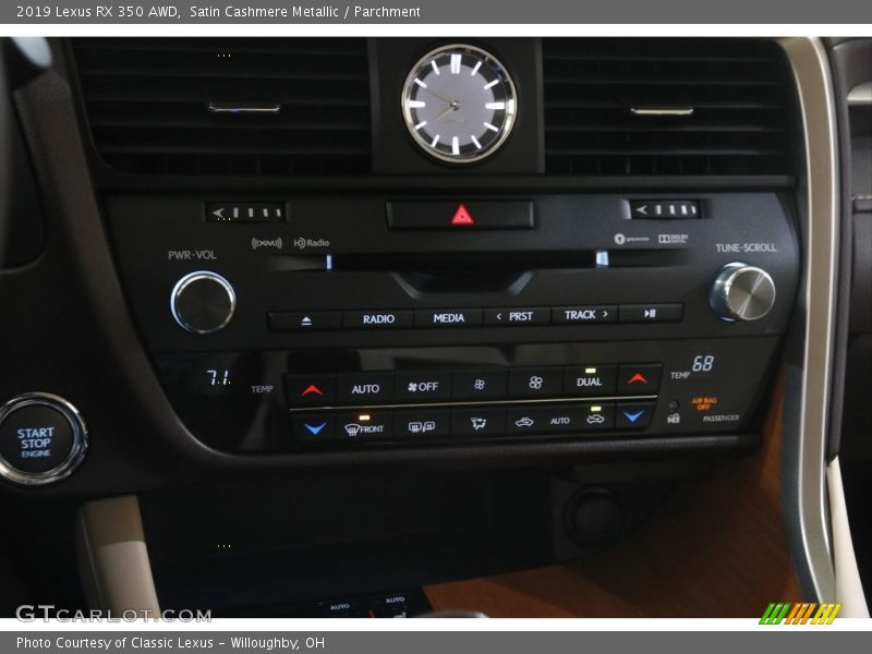 Satin Cashmere Metallic / Parchment 2019 Lexus RX 350 AWD