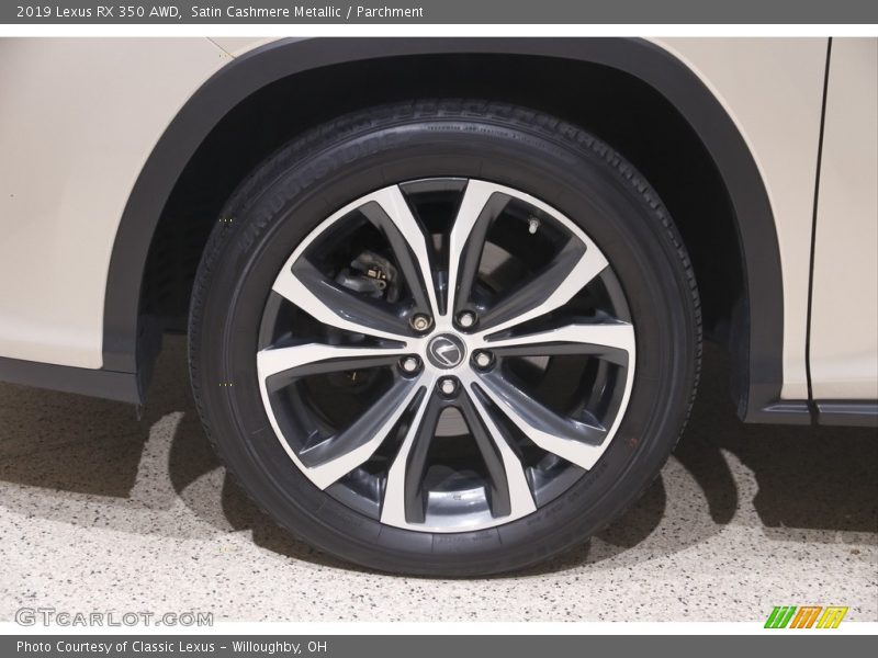 Satin Cashmere Metallic / Parchment 2019 Lexus RX 350 AWD
