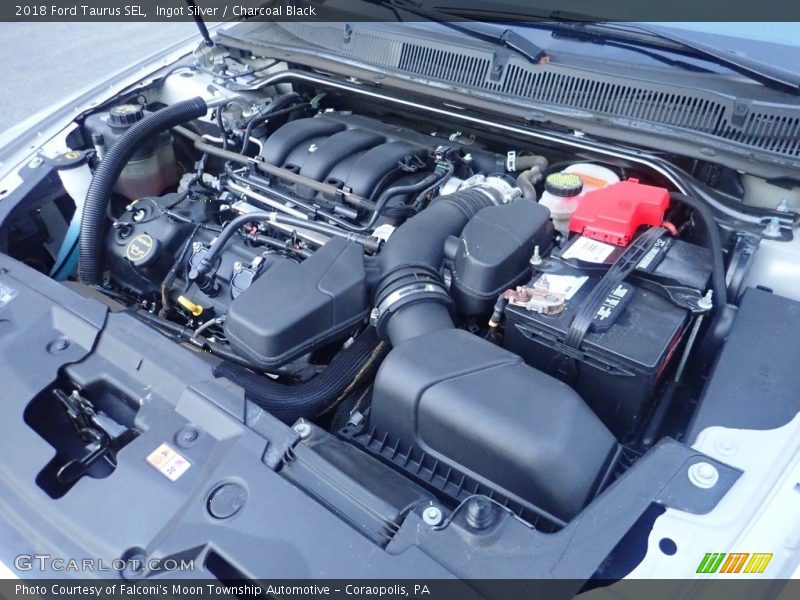 Ingot Silver / Charcoal Black 2018 Ford Taurus SEL