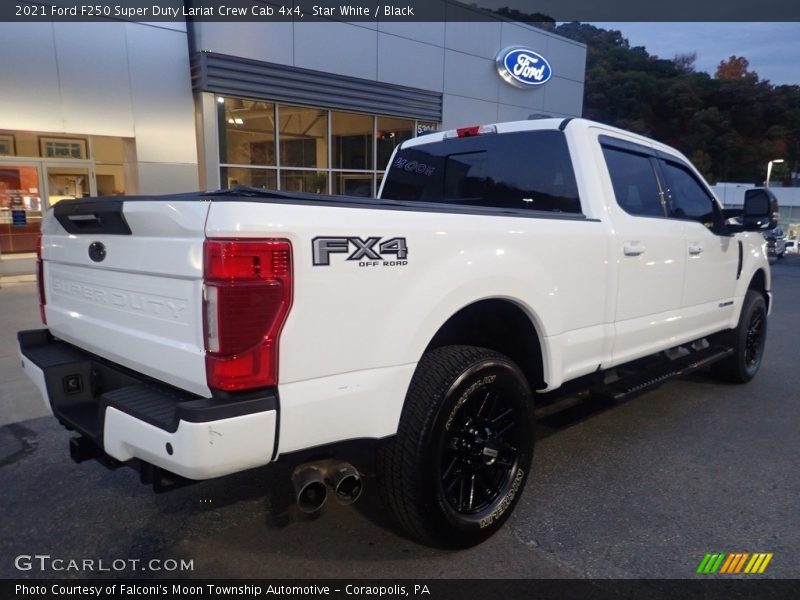 Star White / Black 2021 Ford F250 Super Duty Lariat Crew Cab 4x4