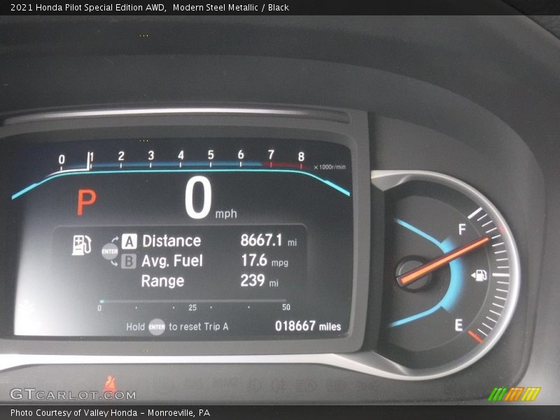 Modern Steel Metallic / Black 2021 Honda Pilot Special Edition AWD