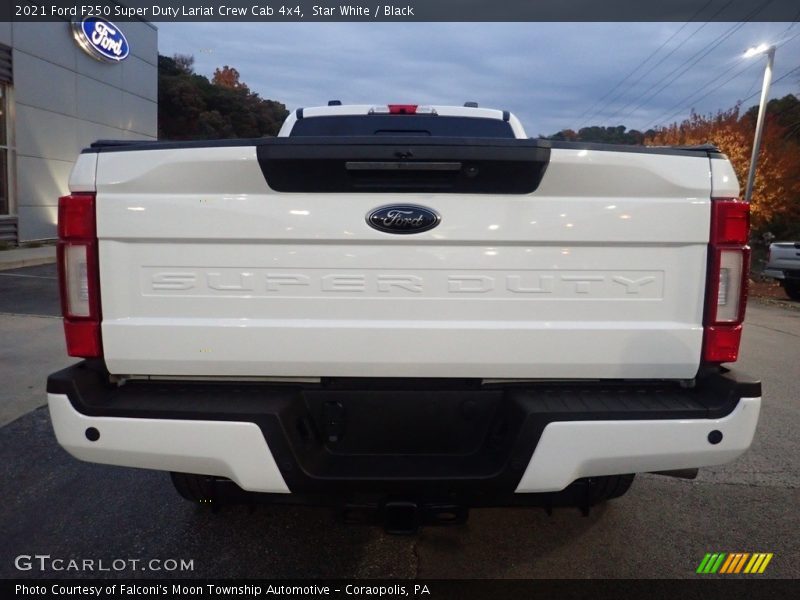 Star White / Black 2021 Ford F250 Super Duty Lariat Crew Cab 4x4
