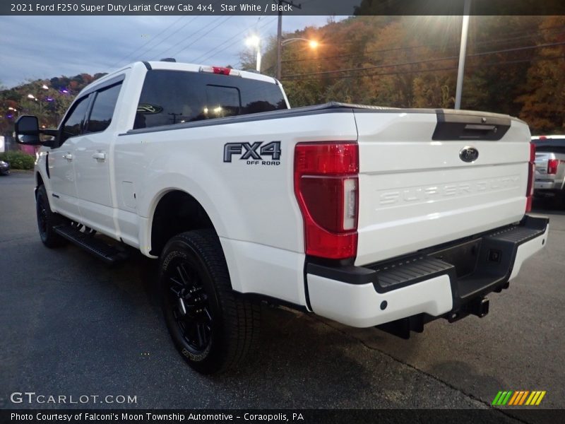 Star White / Black 2021 Ford F250 Super Duty Lariat Crew Cab 4x4