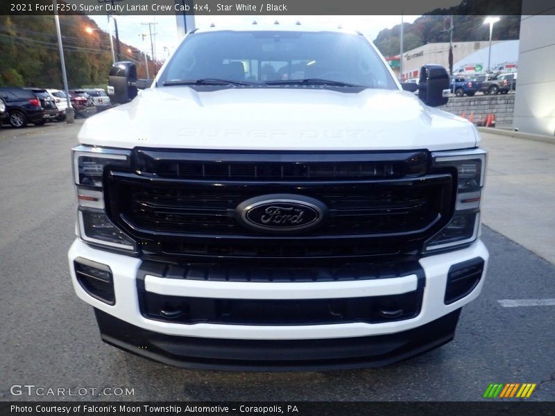 Star White / Black 2021 Ford F250 Super Duty Lariat Crew Cab 4x4